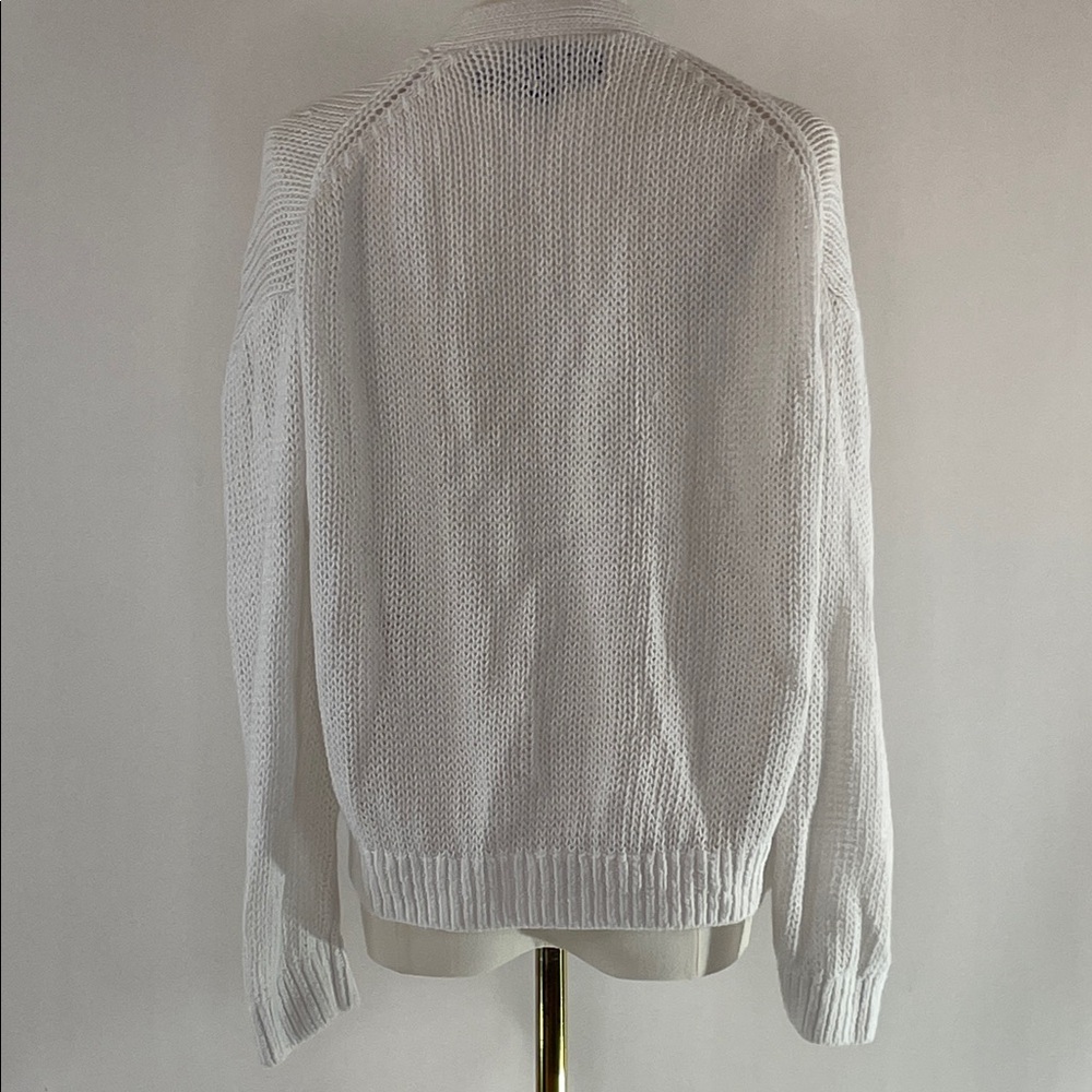 Polo by Ralph Lauren  Linen Long Sleeve Cardigan, L - Picture 5 of 9